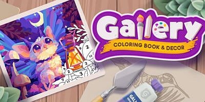 画廊：涂色本和装饰|官方中文|Gallery: Coloring book & decor