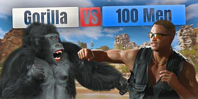 猩猩对战100个男人|官方中文|Gorilla Vs 100 Men